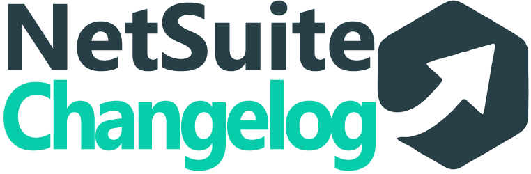 Welcome to NetSuite Changelog