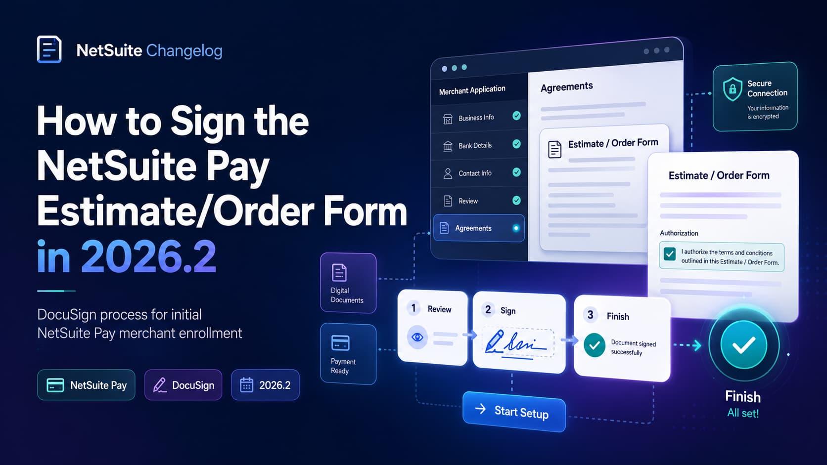 How to Sign the NetSuite Pay Estimate/Order Form in 2026.2